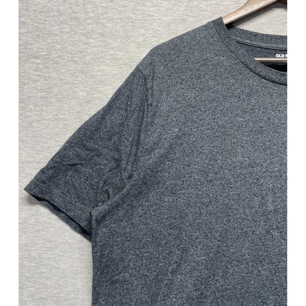 Old Navy Soft Washed T Shirt Mens XL Heather Charcoal Gray Cotton Crew Neck - Picture 2 of 14